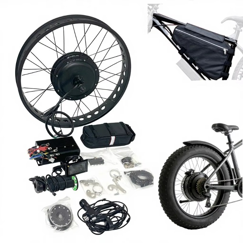 طقم محرك محور العجلة للدراجات  - مراجعة 5000W Hub Motor Kit 72V وسعره