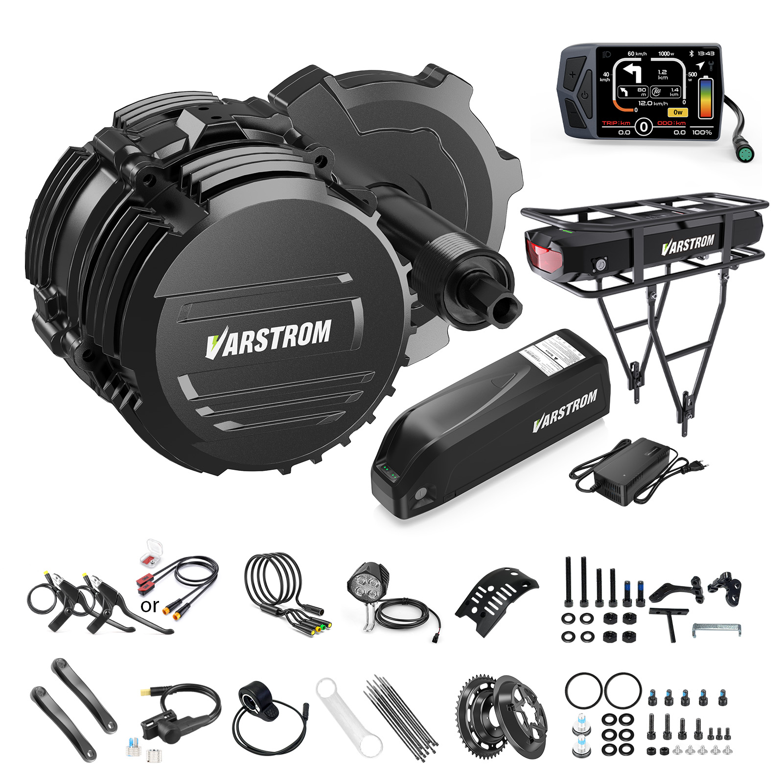 [متوفر في الولايات المتحدة] طق - مراجعة Torque Sensor Mid Drive Motor Kit وسعره