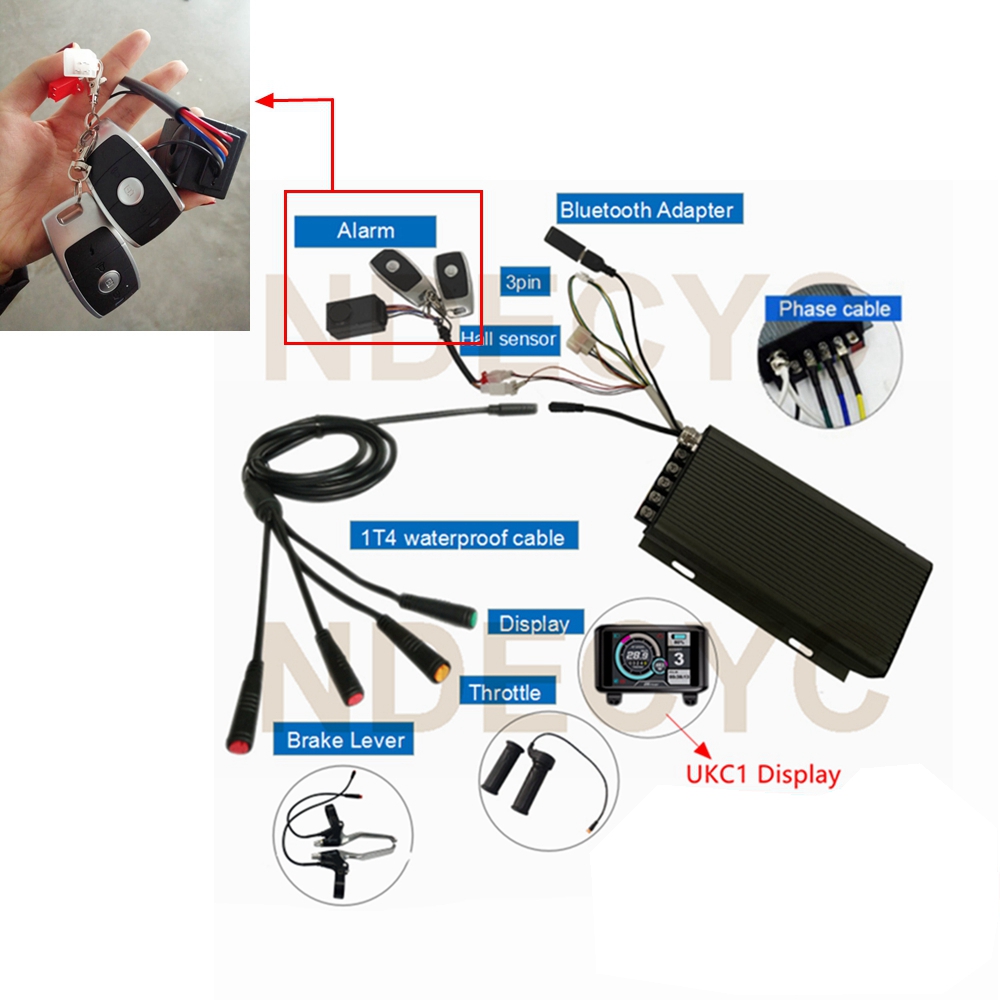 QS205 V3 48-72 فولت 5000 واط 3 - مراجعة 5000W Hub Motor Kit 72V وسعره