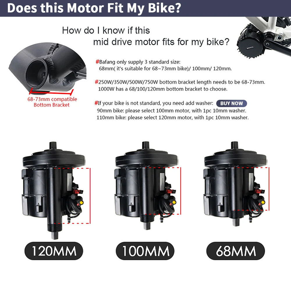 بافانغ BBSHD 1000 واط 48 فولت  - مراجعة Side Hung Mid Drive Motor Kit وسعره